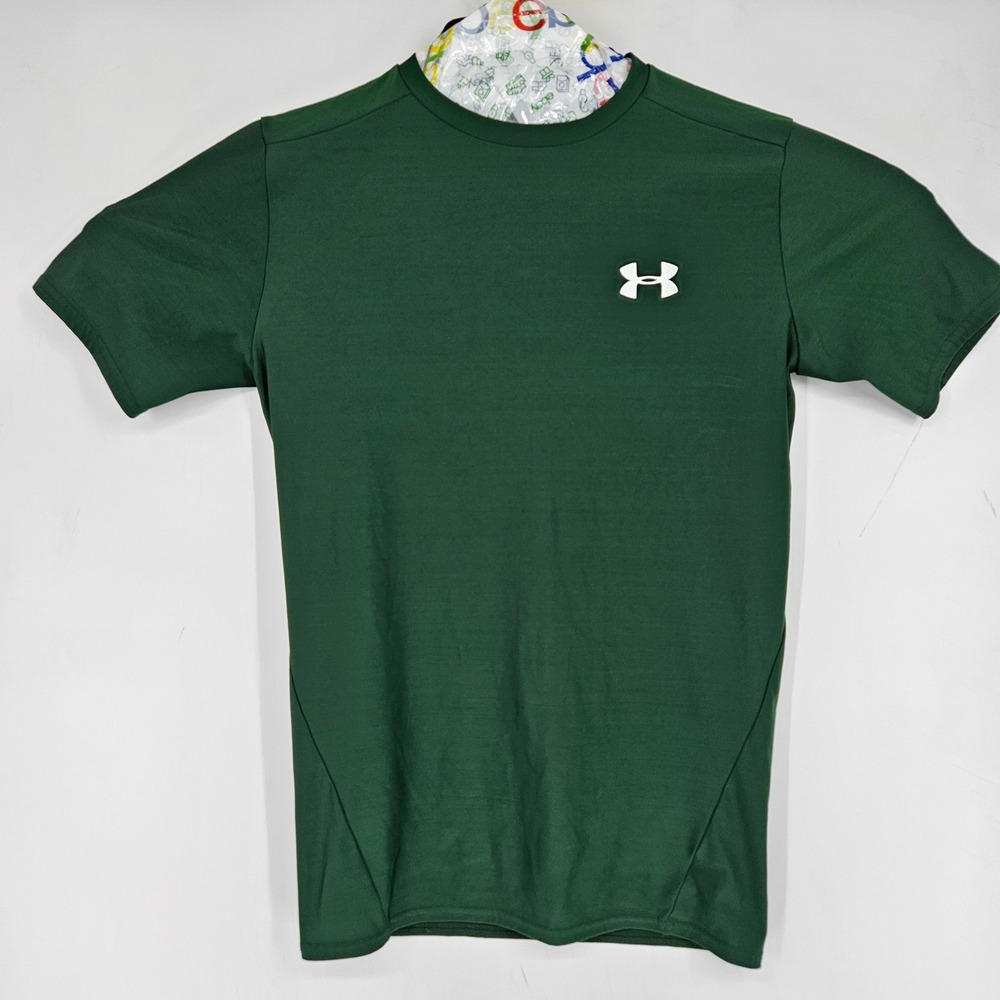 Under Armour Compression Shirt Mens Extra Large Green Heatgear Sport Football‎